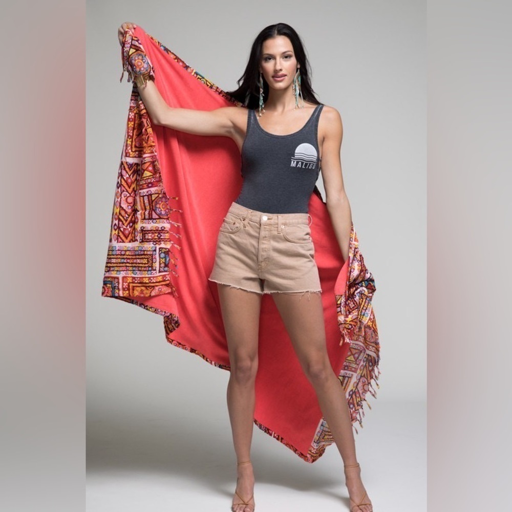 Ruggine Luxury Ethnic Block Print Beach Towel